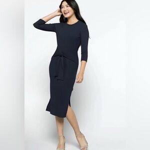 Amour Vert | New Colombe Paris ribbed midi dress Women’s size XS ocean stretch